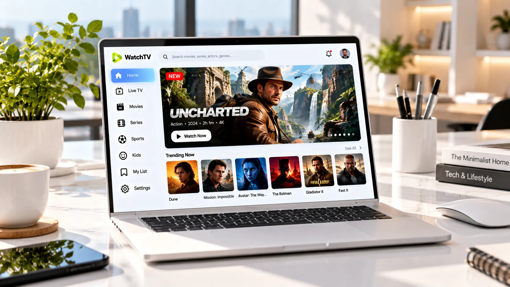 TiviMate EPG Ansicht auf Android TV – Programm-Guide Übersicht